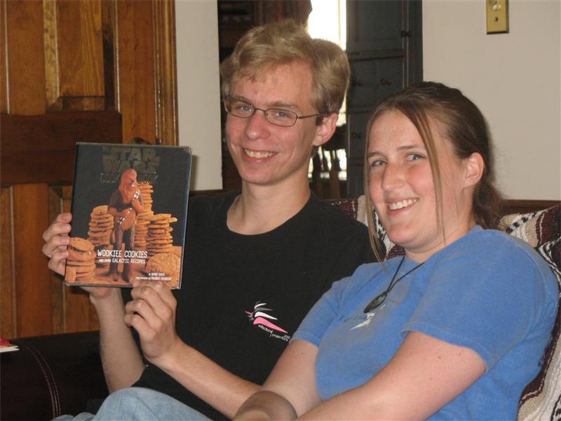 Dan's parents are subtley encourating us to learn to cook (Summer 2008)